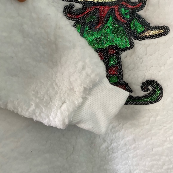 POOF White Long Sleeve Sweater - Picture 7 of 9